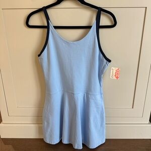 Free People FP Movement Hot Shot Skortsie Skort Mini Sporty Dress Women’s M Blue